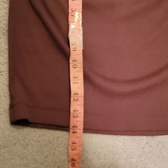 Nine Britton Chocolate Sleeveless Maxi Dress W Ruching On Sides Sz Med - Picture 6 of 10